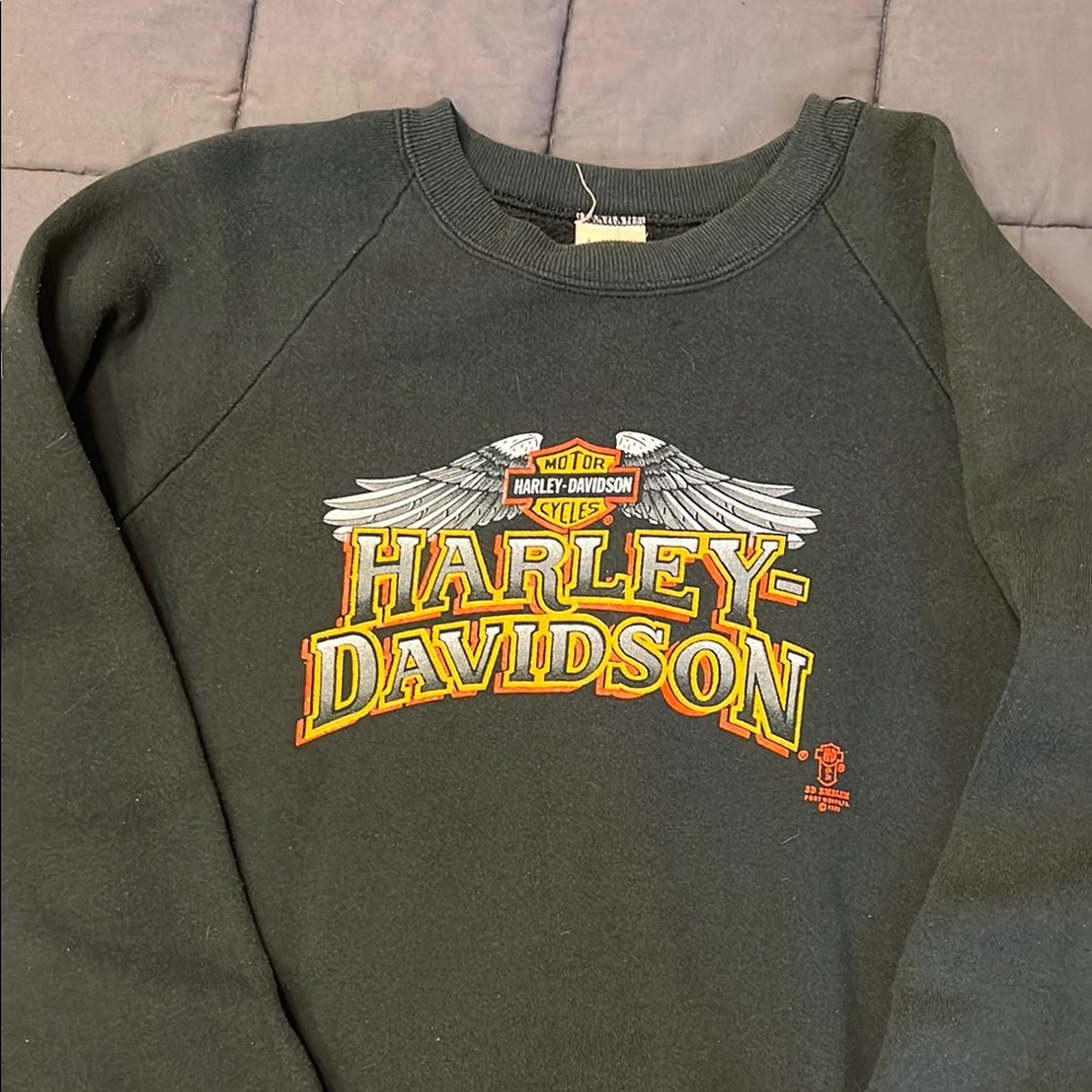 VINTAGE Harley-Davidson Black Sweatshirt